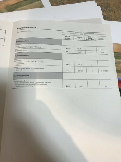 Astra F Cabrio Prospekt