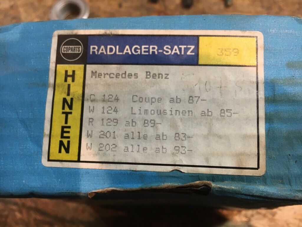 Mercedes-Benz Radlager-Satz Original coparts NEU