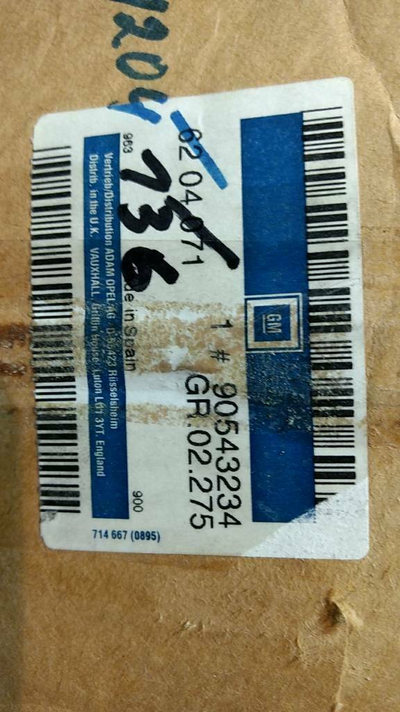 Corsa B Lichtmaschine original GM Opel NEU