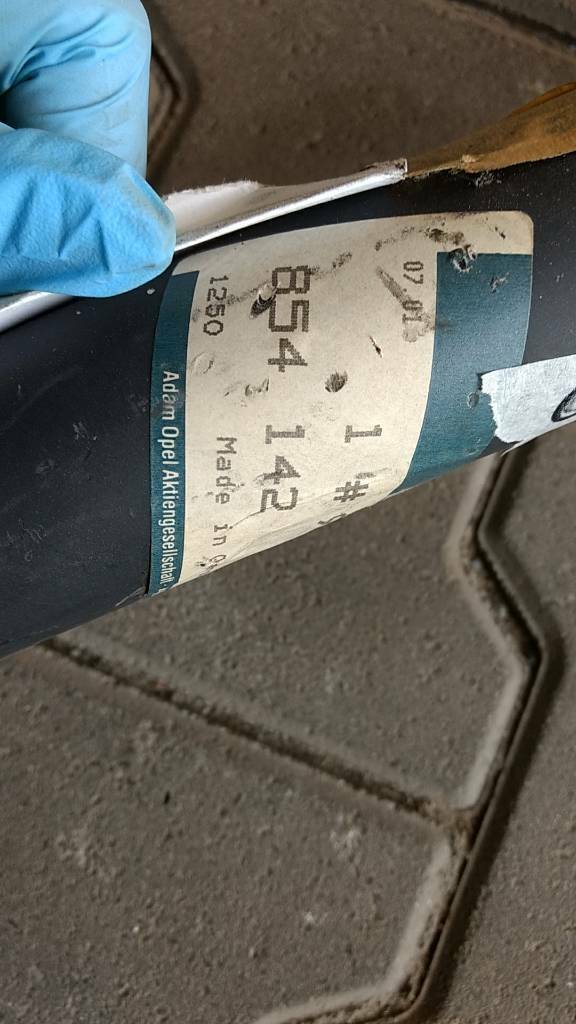 Corsa A Vorderrohr Original GM Opel Neu