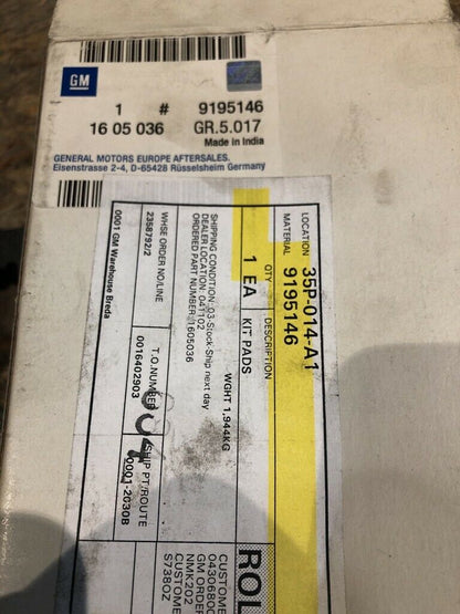 Original Opel Calibra Bremsklötze vorne Modell siehe Foto Neu