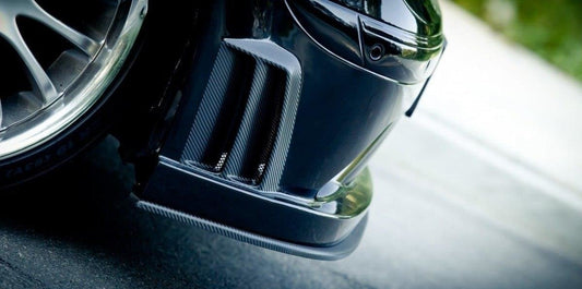 Front Ansatz für MERCEDES CLK W209 BLACK (SL BLACK SERIES LOOK) Carbon Look
