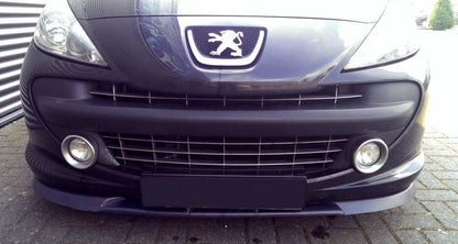 Front Ansatz für PEUGEOT 207 vor Facelift Carbon Look