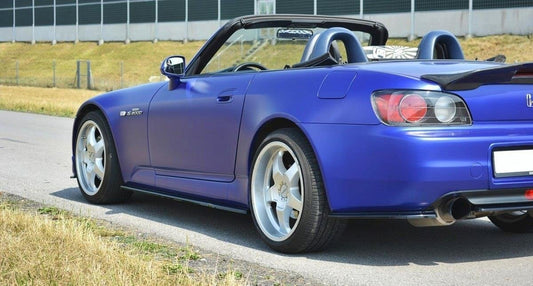Seitenschweller Ansatz für HONDA S2000 schwarz Hochglanz