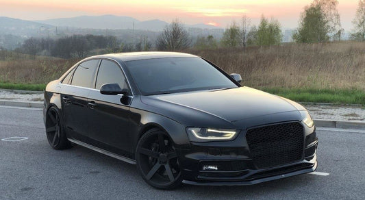 Front Ansatz V.1 für Audi S4 B8 FL schwarz Hochglanz