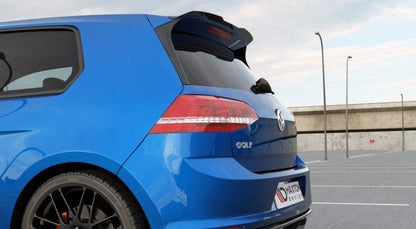 Spoiler CAP V.3 für Volkswagen Golf 7 / 7 Facelift R / R-Line / GTI  Carbon Look