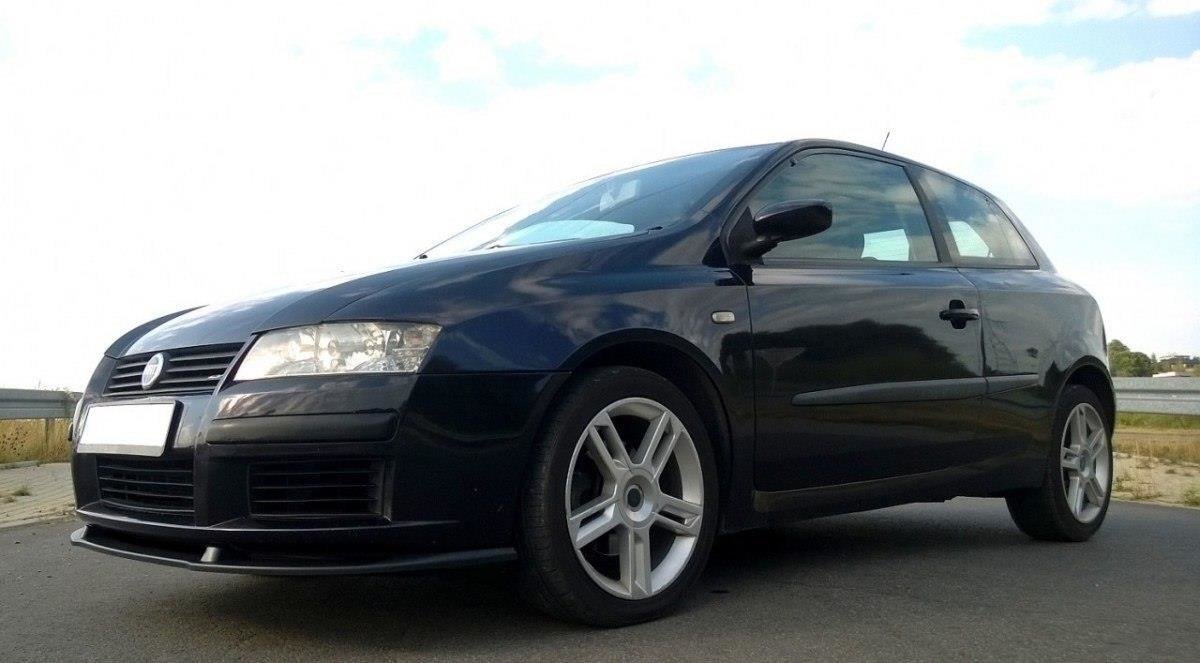 Front Ansatz für FIAT STILO 3 Türer schwarz matt