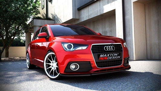 Front Ansatz für Audi A1 8X Carbon Look