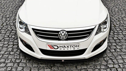 Front Ansatz für VW Passat CC R36 RLINE (vor Facelift) schwarz matt