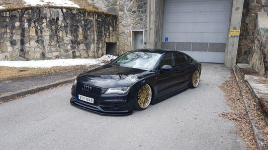 Front Ansatz V.2 für Audi S7 / A7 S-Line C7  schwarz matt