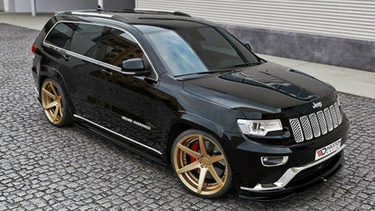 Front Ansatz für Jeep Grand Cherokee WK2 Summit Facelift schwarz matt