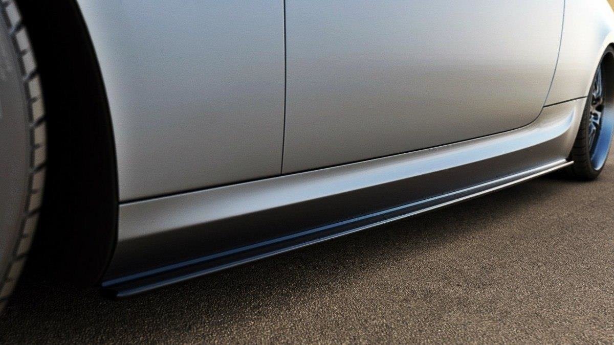 Seitenschweller Ansatz für BMW 3er E92 M Paket schwarz Hochglanz