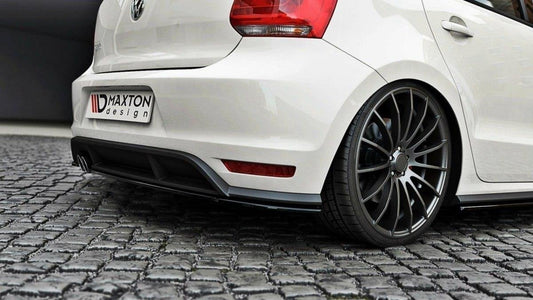 Diffusor Heck Ansatz für POLO MK5 GTI Facelift Carbon Look