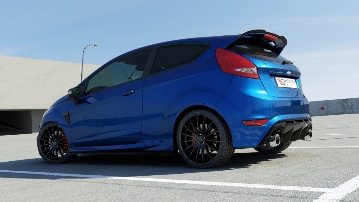 Spoiler CAP für Ford Fiesta ST-Line Mk7 schwarz matt