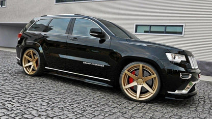 Seitenschweller Ansatz für Jeep Grand Cherokee WK2 Summit Facelift Carbon Look