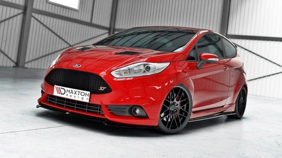 Front Ansatz V.3 für Ford Fiesta ST Mk7 FL schwarz matt