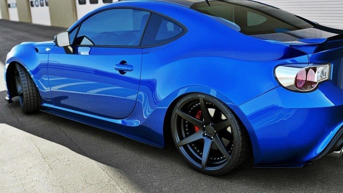 Seitenschweller Ansatz für TOYOTA GT86 schwarz Hochglanz