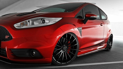Seitenschweller Diffuser Ford Fiesta ST / ST-Line Mk7 / Mk7 FL schwarz Hochglanz