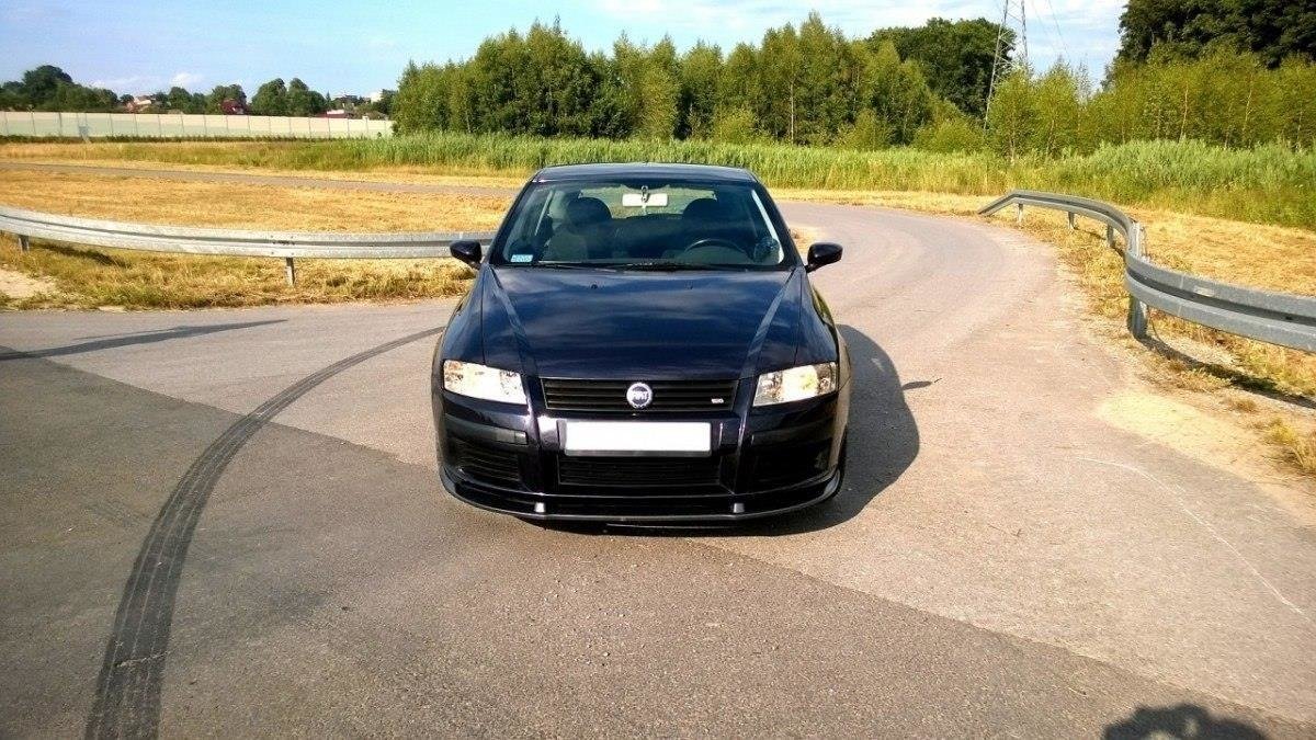 Front Ansatz für FIAT STILO 3 Türer schwarz matt