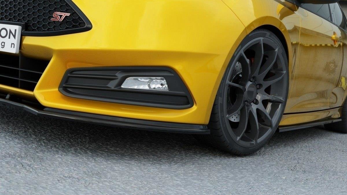 Front Ansatz V.1 für Ford Focus ST Mk3 FL schwarz matt