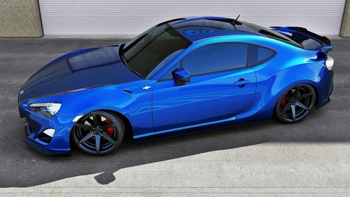 Spoiler CAP für TOYOTA GT86 schwarz Hochglanz