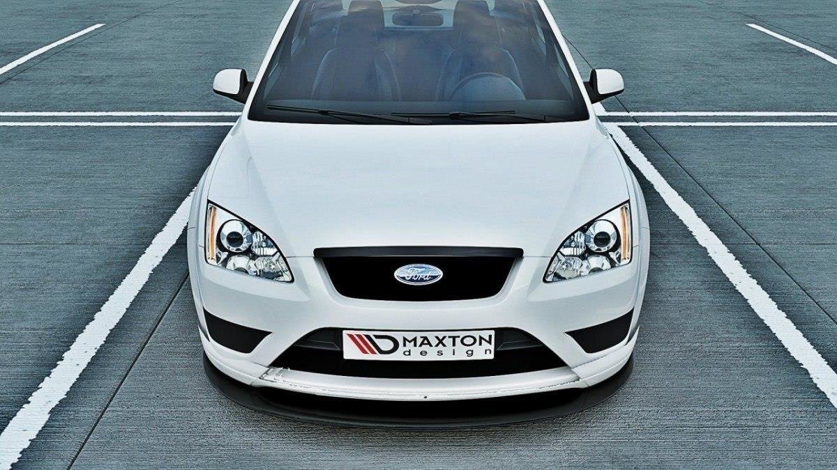 Kühlergrill Blende für FORD FOCUS MK2 schwarz matt