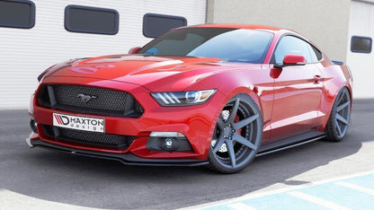 Front Ansatz für Ford Mustang Mk6 schwarz matt