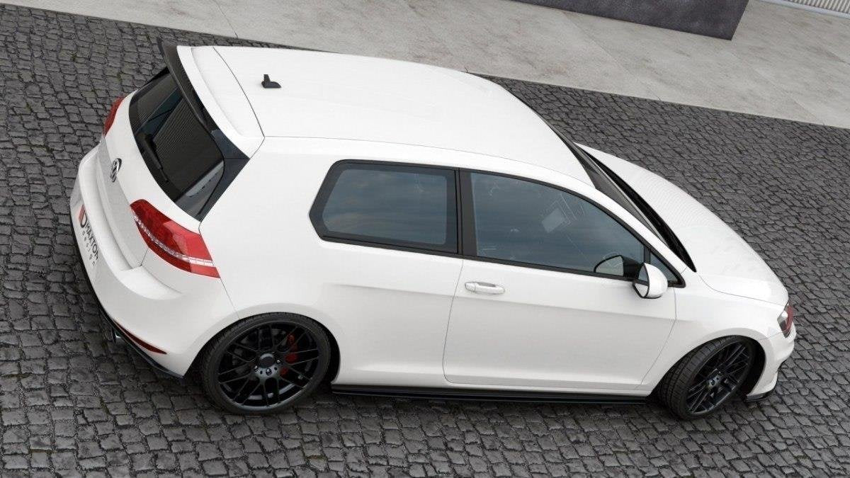 Spoiler CAP für VW GOLF 7 GTI CLUBSPORT schwarz Hochglanz