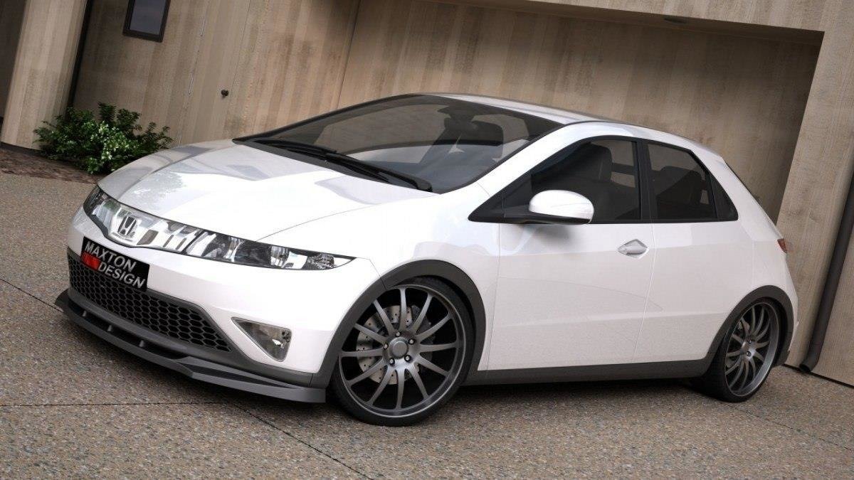 Front Ansatz für CIVIC MK8 vor Facelift Carbon Look