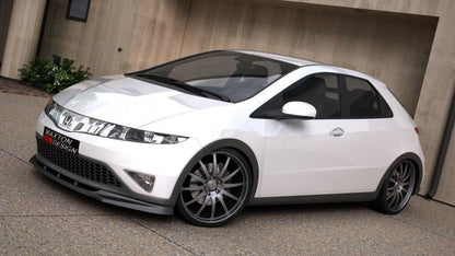 Front Ansatz für CIVIC MK8 vor Facelift Carbon Look