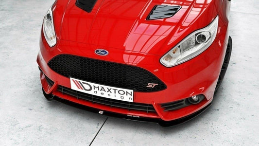 Front Ansatz V.3 für Ford Fiesta ST Mk7 FL schwarz Hochglanz