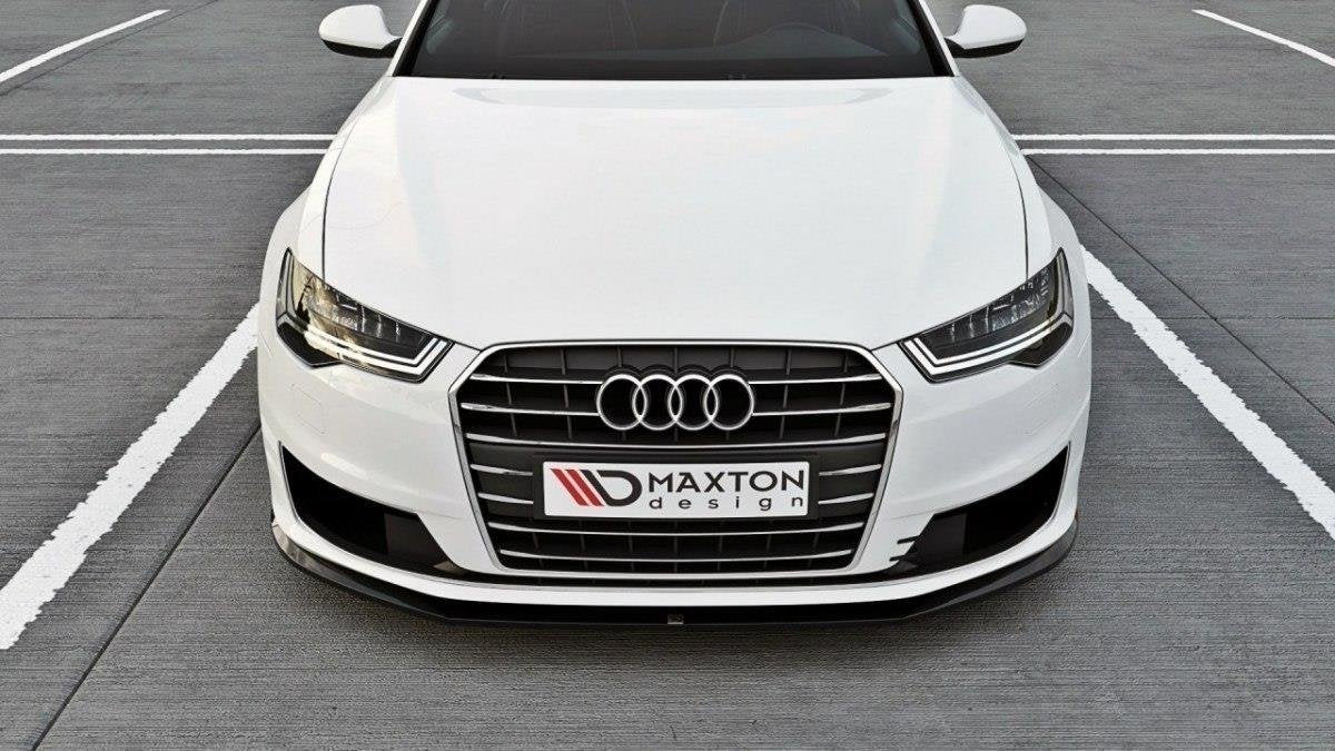 Front Ansatz für Audi A6 Ultra C7 FL Carbon Look