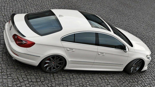 Seitenschweller Ansatz für VW Passat CC R36 RLINE (vor Facelift) schwarz Hochglanz