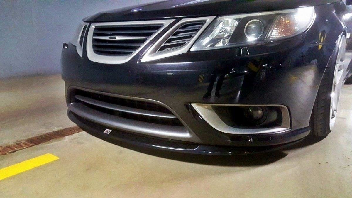 Front Ansatz für SAAB 9-3 TURBO X schwarz matt