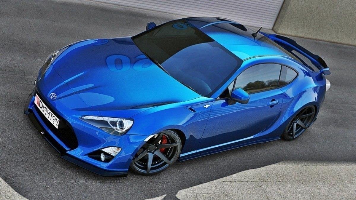Front Ansatz für TOYOTA GT86 schwarz matt