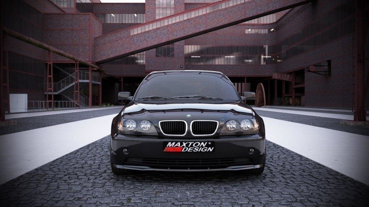 Front Ansatz für BMW 3er E46 LIMOUSINE Facelift Carbon Look