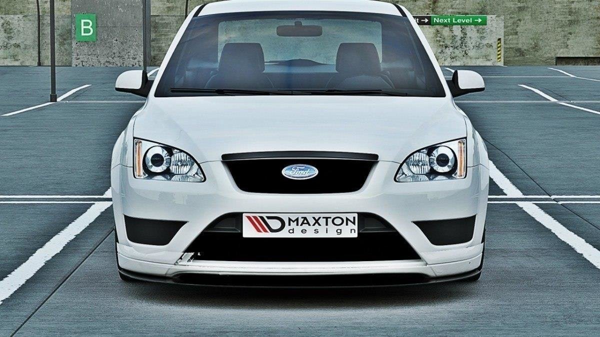 Kühlergrill Blende für FORD FOCUS MK2 schwarz matt