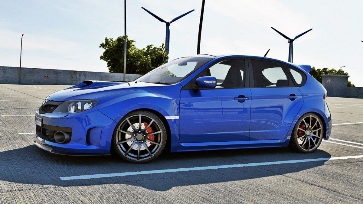 Front Ansatz für v.1 Subaru Impreza WRX STI 2009-2011 Carbon Look