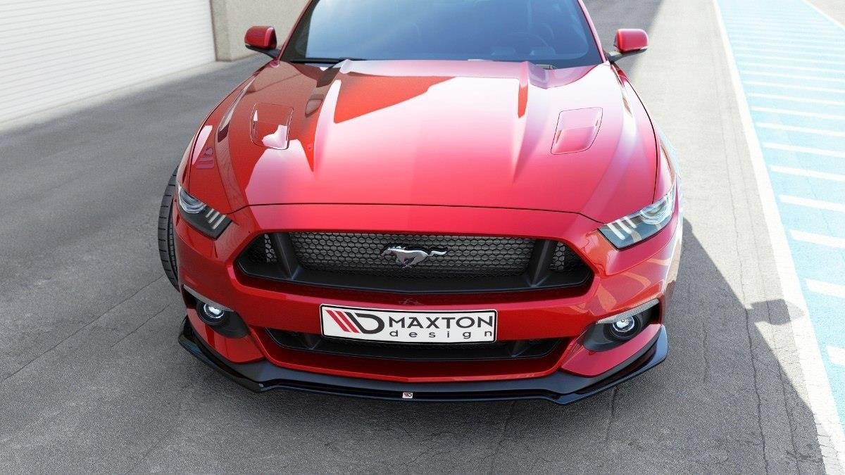 Front Ansatz für Ford Mustang Mk6 schwarz matt
