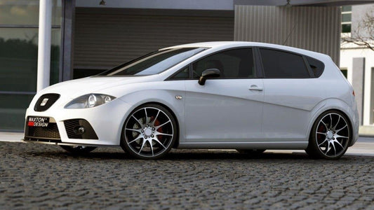 Front Ansatz für SEAT LEON MK2 CUPRA FR (vor Facelift) schwarz matt