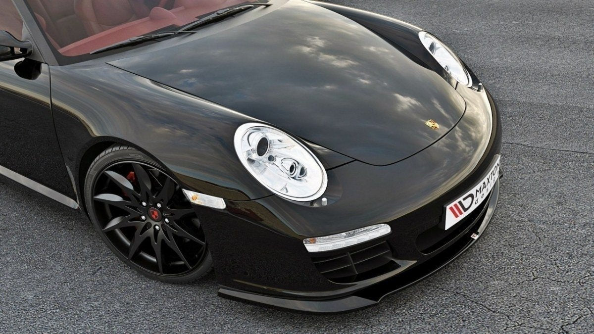 Front Ansatz für PORSCHE 911 Carrera 997.2 Facelift Carbon Look