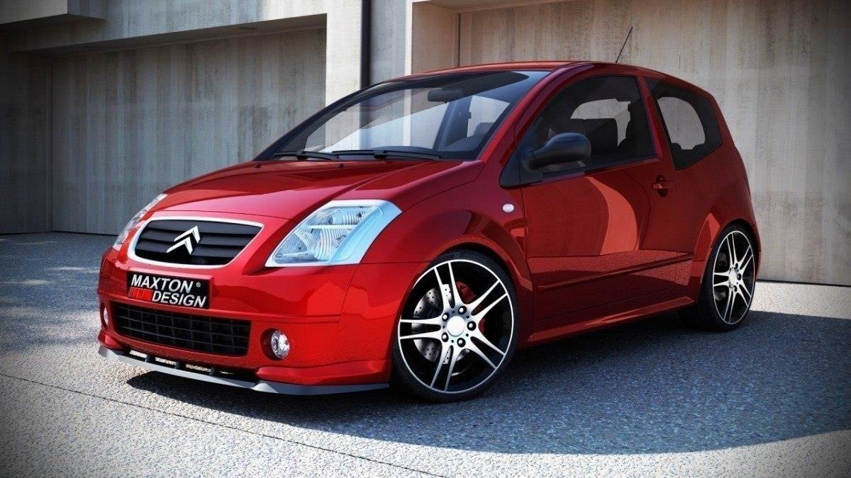 Front Ansatz für CITROEN C2 VTS Carbon Look