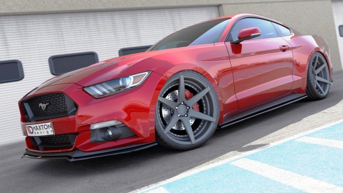 Front Ansatz für Ford Mustang Mk6 schwarz matt