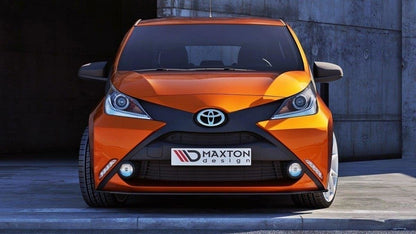 Front Ansatz für TOYOTA AYGO mk2 schwarz matt