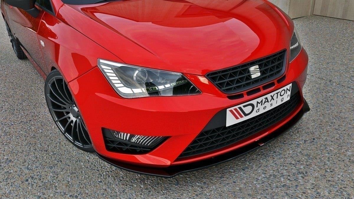 Front Ansatz für SEAT IBIZA IV CUPRA (6J) Facelift schwarz matt