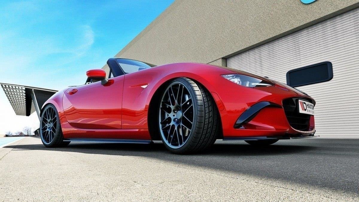 Front Ansatz für v.1 Mazda MX-5 IV schwarz matt