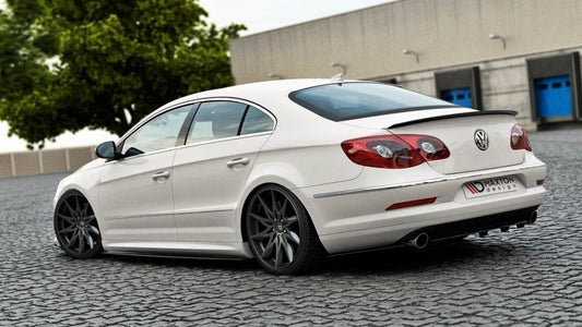 Mittlerer Diffusor Heck Ansatz für VW Passat CC R36 RLINE (vor Facelift) DTM LOOK Carbon Look