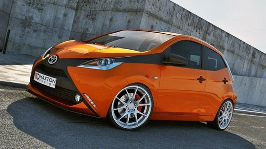 Front Ansatz für TOYOTA AYGO mk2 schwarz matt
