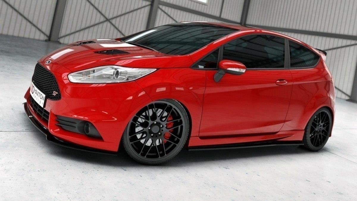 Front Ansatz V.3 für Ford Fiesta ST Mk7 FL schwarz matt