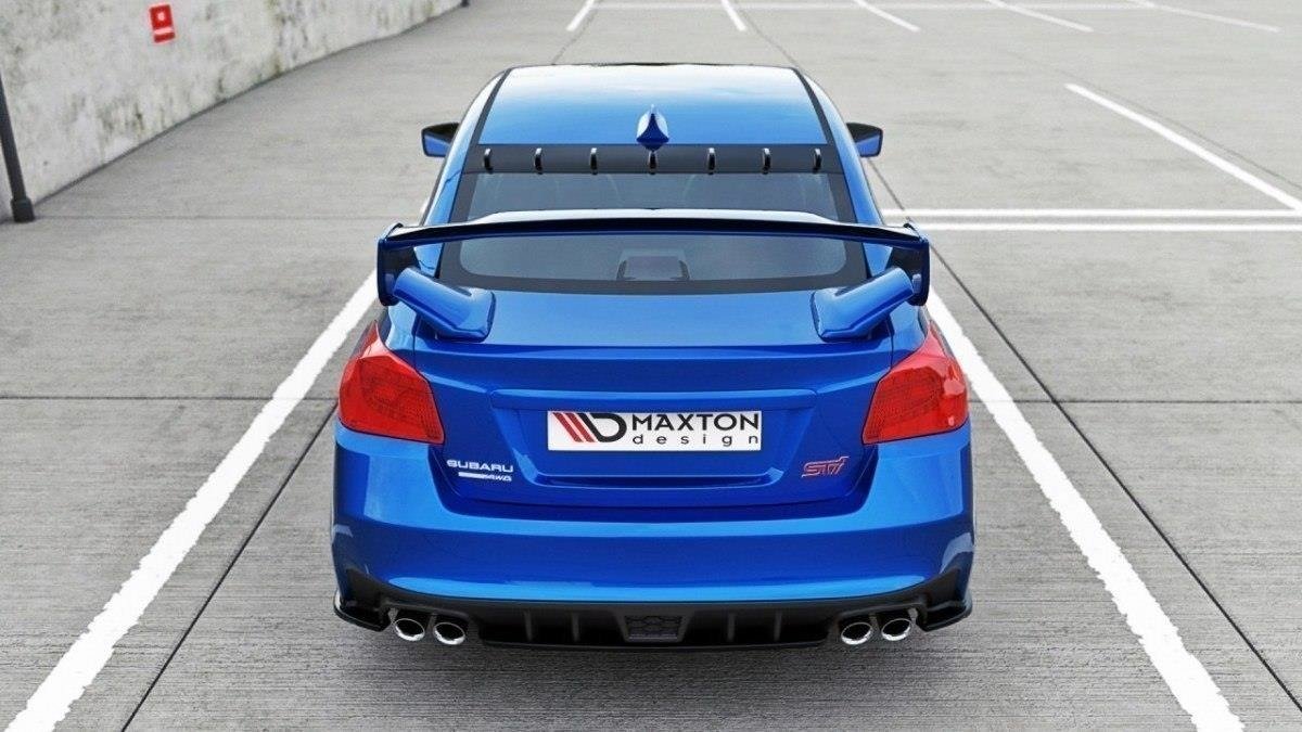 Heckscheiben Spoiler für Subaru WRX STI schwarz matt